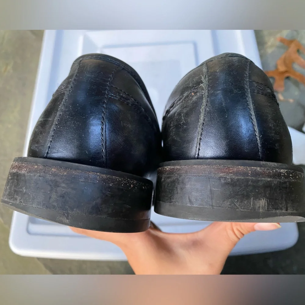 Brass Boot Walking Gloves Men’s Black Genuine Sheep Skin Leather Loafers